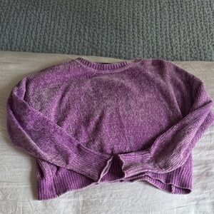 Romeo & Juliet Couture Purple Crew Neck Sweater